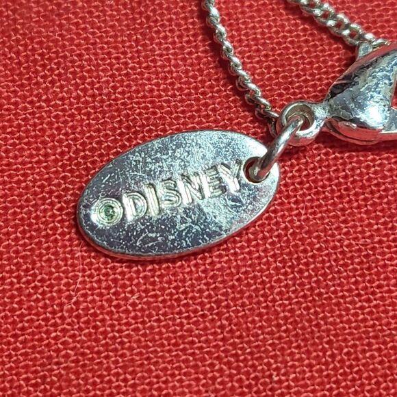 Disney Tinker Bell Silvertone Pendant Necklace - Picture 5 of 7